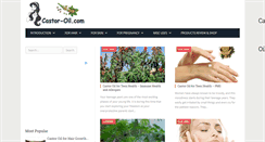 Desktop Screenshot of castor-oil.com